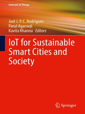cover image of IoT for Sustainable Smart Cities and Society
